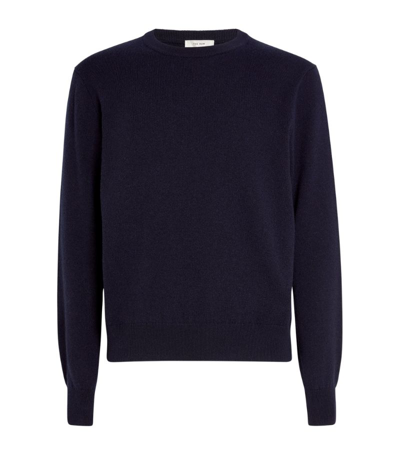 Shop The Row Cashmere Benji Sweater In Navy