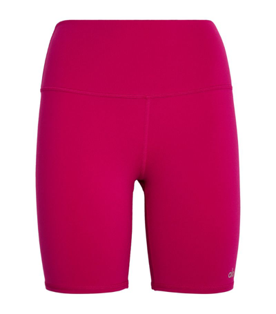 Shop Alo Yoga Airbrush Cycling Shorts In Pink