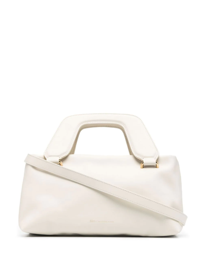 Shop Aim Alice Leather Bag In Neutrals
