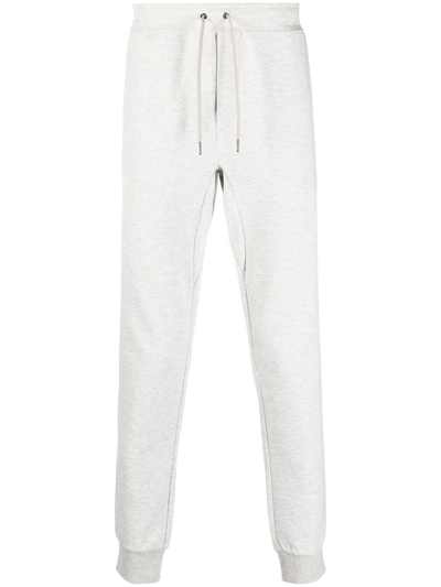 Shop Polo Ralph Lauren Cropped Track Pants In Grey