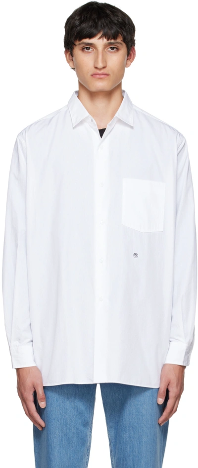 White Regular Collar Wind Shirt White Regular Collar Wind Shirt