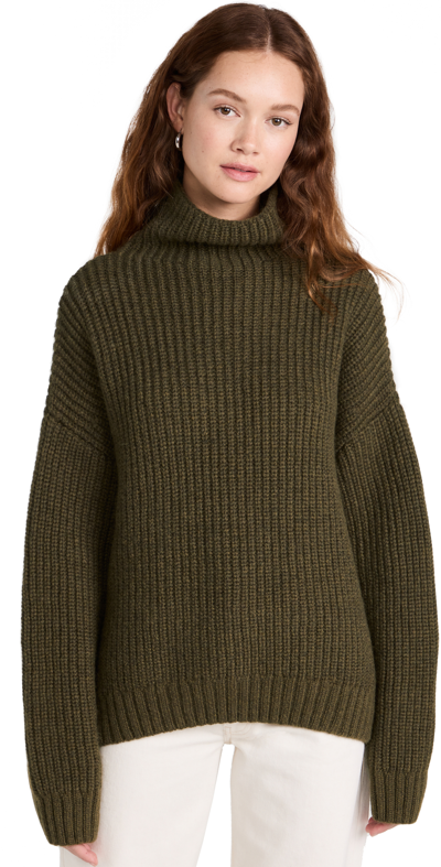 Shop Anine Bing Sydney Sweater In Green