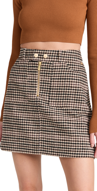 Shop Scotch & Soda Miniskirt In Heritage Check