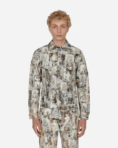 Aries Santino Trucker Jacket In Multicolor