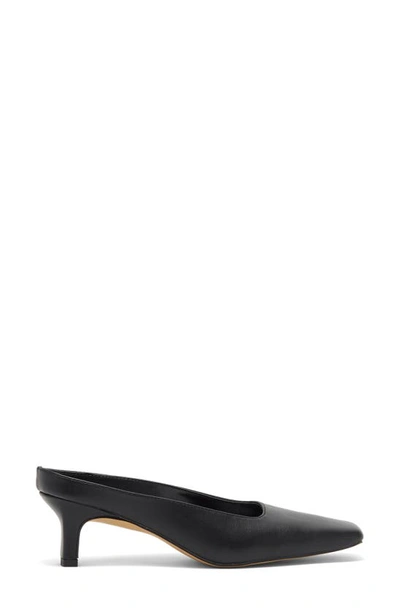 Shop French Connection Aimee Square Toe Mule In Black