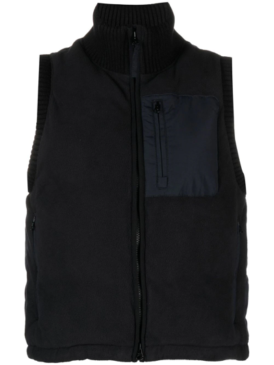 Shop Sweaty Betty Zip-fastening Sleeveless Jacket In Black