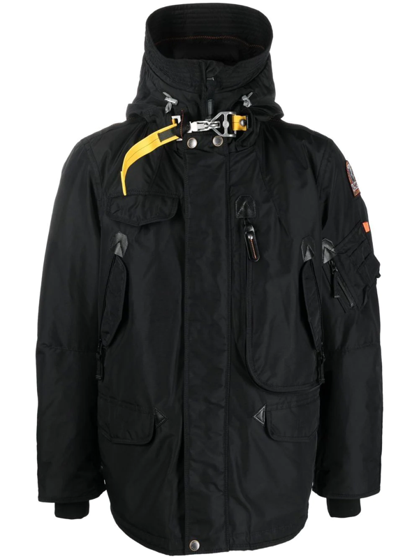Parajumpers logo-patch detail windbreaker - Black
