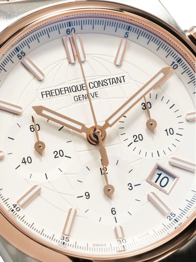 Shop Frederique Constant Highlife Chronograph Automatic 41mm In White