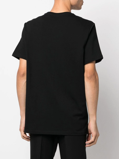 Shop Moose Knuckles Cotton Short-sleeve T-shirt In Black