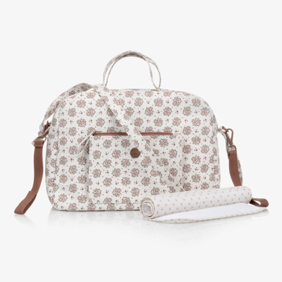 Pasito A Pasito Babies' Ivory Changing Bag (38cm) In Brown | ModeSens