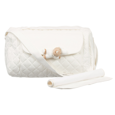 Shop Nanán Ivory Baby Changing Bag (43cm)