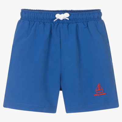 Shop Mitty James Boys Blue Swim Shorts