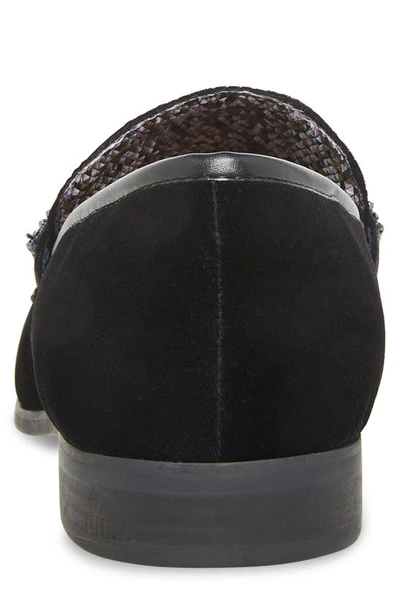 Shop Madden Doxxop Formal Loafer In Black Velvet