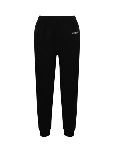 Larkan Monogram Motif Cotton Track Pants In Black