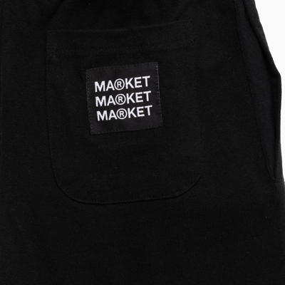 Shop Market Mental Attitude Shorts In Black