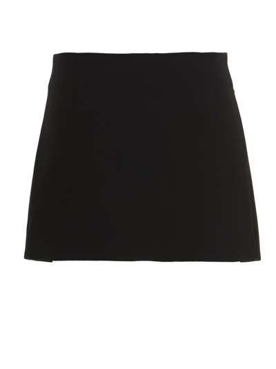 Shop Coperni Button Short Skirt In Black