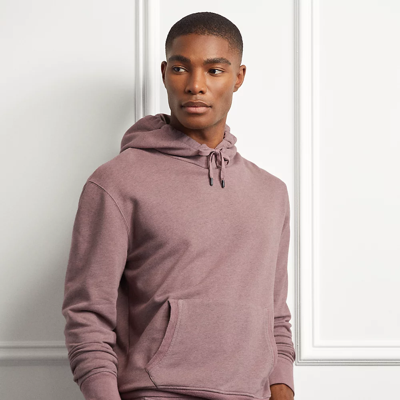 Ralph Lauren Purple Label Garment-dyed French Terry Hoodie In Lilas Heather  | ModeSens