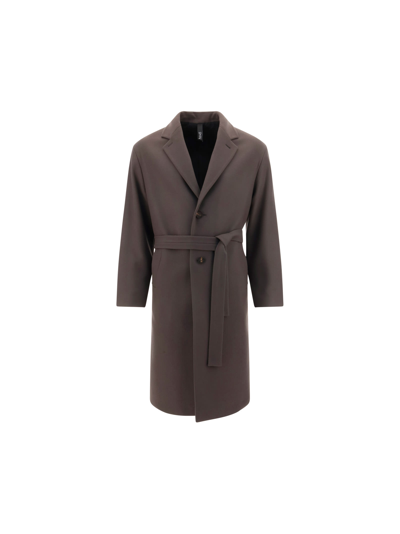Shop Hevo Coat In Dark Grey