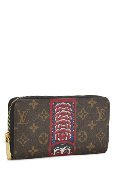 Pre-owned Louis Vuitton Monogram Canvas Kabuki Zippy Wallet 