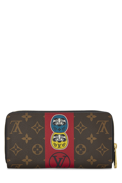 Pre-owned Louis Vuitton Monogram Canvas Kabuki Zippy Wallet 