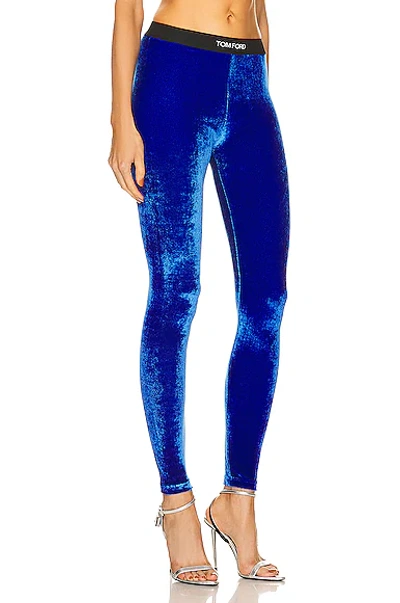 Shop Tom Ford Signature Legging In Yves Blue