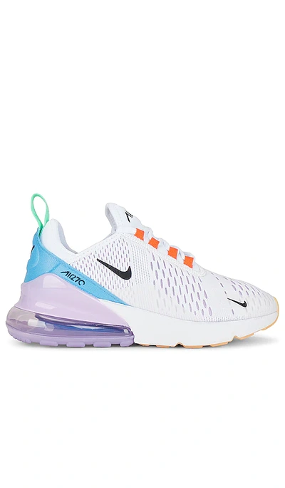 Shop Nike Air Max 270 Cd Sneaker In White  Black  Safety Orange  Green Glow 