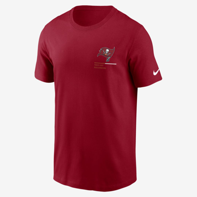 Shop Nike Men's Team Incline (nfl Tampa Bay Buccaneers) T-shirt In Red
