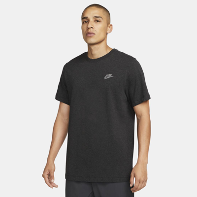 Nike Sportswear Club Men's T-shirt In Black | ModeSens