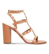 VALENTINO GARAVANI Rockstud 90 Leather Heeled Sandals