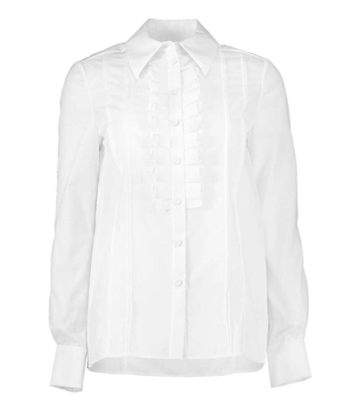 Shop Erdem Thalia Top In White