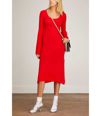 Shop Baum Und Pferdgarten Cecily Dress In Adrenaline Rush In Red