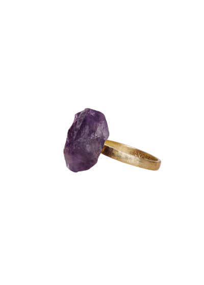 Shop Andrea Iyamah Karr Amethyst Gemstone Ring