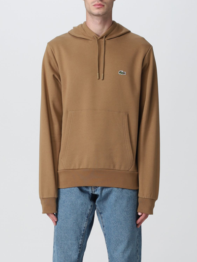 Shop Lacoste Sweatshirt  Men Color Brown
