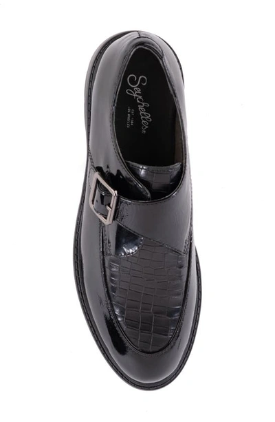 Shop Seychelles Foremost Monk Strap Shoe In Black