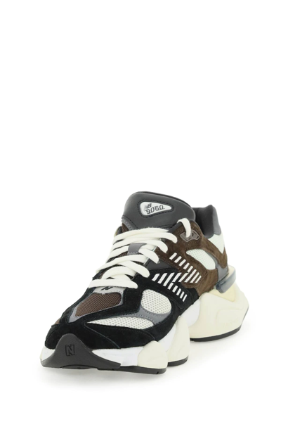 Shop New Balance 9060 Sneakers In Black,brown,grey