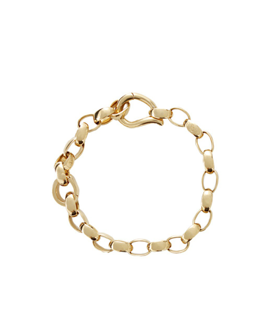 Shop Tamara Comolli Small Middle Drop Clasp Bracelet In Yellow Gold