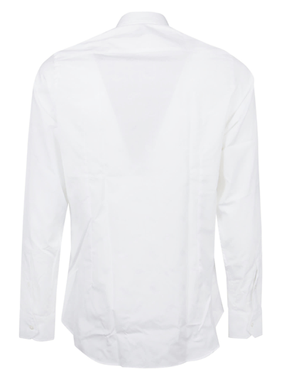 Shop Etro Spread Slim Shirt In Bianco