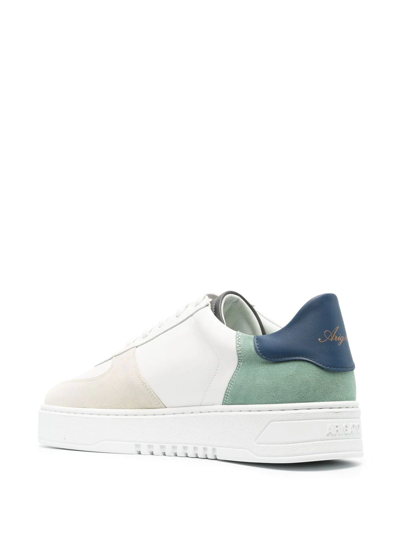 Shop Axel Arigato Orbit Panelled Low-top Sneakers In White