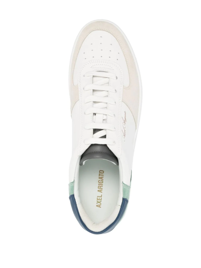 Shop Axel Arigato Orbit Panelled Low-top Sneakers In White