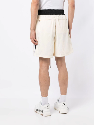Shop Domrebel Basketball Drawstring Shorts In White