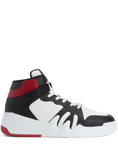 Shop Giuseppe Zanotti Talon Hi-top Sneakers In Red