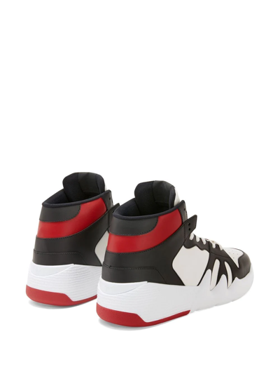 Shop Giuseppe Zanotti Talon Hi-top Sneakers In Red