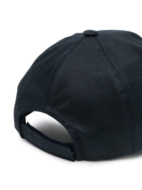 Off-White Kids monster logo baseball cap - Blue