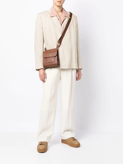 Shop Mulberry Small Antony Leather Crossbody Bag In Brown