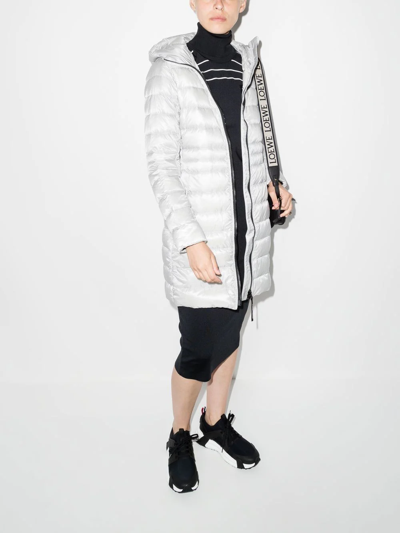 Canada Goose Cypress Hooded Puffer Jacket In Silver