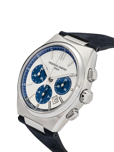 Shop Frederique Constant Highlife Chronograph Automatic 41mm In White