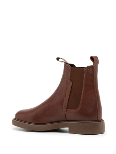 Shop Shoe The Bear Thyra Chelsea Boots In Brown