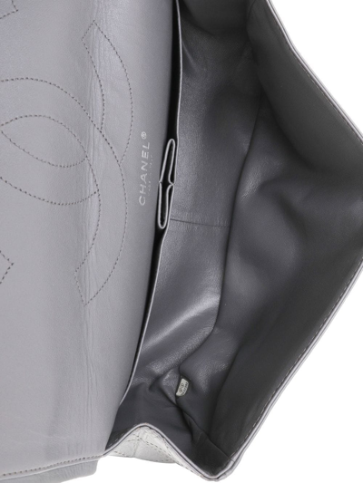 Pre-owned Chanel 2.55 Flap Shoulder Bag In Grey