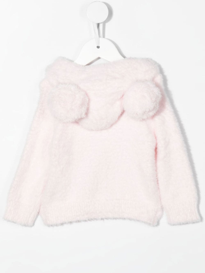 Shop Chiara Ferragni Eyestar Plush-knit Zip-up Hoodie In Pink