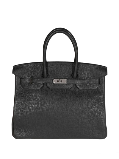 HERMES Pre-owned  Birkin 35 Handbag In Black